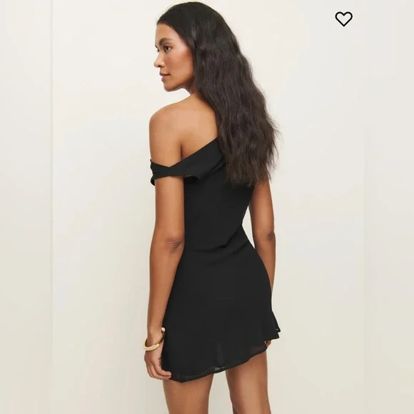 Reformation Kristine Dress Black